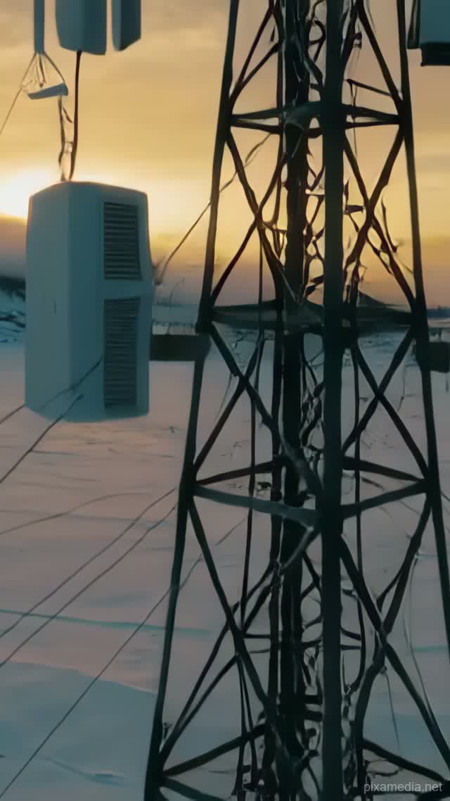 Frost Lattice Above White Silence - Technology & Gadgets AI stock